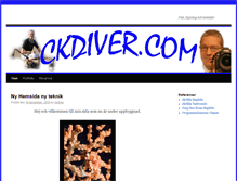 Tablet Screenshot of ckdiver.com